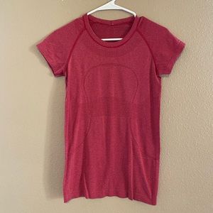 Red Lululemon shirt